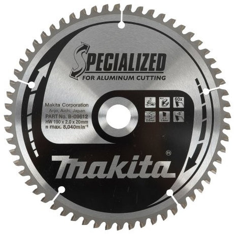 Makita tilbehør rundsavklinge aluminium 216x30x2,2 64t -5g - b-09628