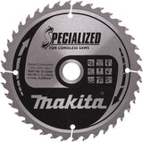 Makita tilbehør rundsavklinge | træ | 165x20x1,6 40t 18g - b-32960