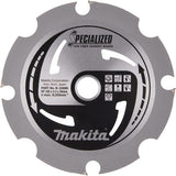 Makita tilbehør rundsavklinge | fibercementplade | pcd 165x20x2,3 4t 12g - b-33685