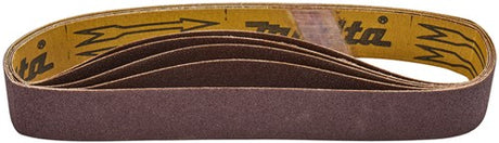 Makita tilbehør d-67094 | slibebånd | 533x30mm | k100 rød | 5 stk - d-67094