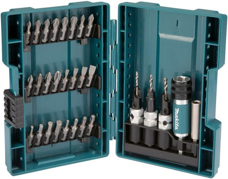 Makita tilbehør d-73477 | bore- og skruetrækker bit sæt | quad driver | 29 styk - d-73477