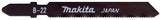 Makita tilbehør stiksavklinge b22 - t118a | 5 styk - a-85737
