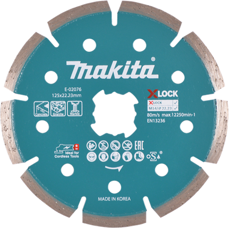Makita tilbehør diamantskive 125mm - e-02076 - e-02076