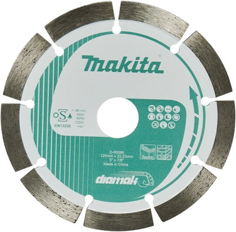 Makita tilbehør diamantskive 125x22,23x1,8mm - d-80086