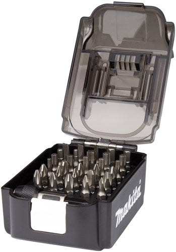 Makita tilbehør e-00016 | skruetrækker bit sæt | 31 dele | 25 mm | i batteriformet holder - e-00016