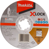 Makita tilbehør e-00418 | skæreskive | x-lås | 125x1,2x22,23 mm | rustfrit stål | 10 stk - e-00418