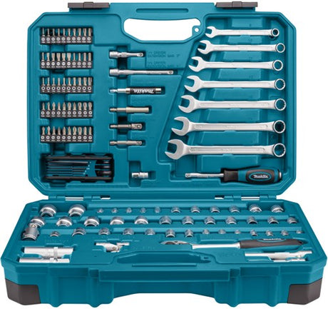 Makita tilbehør e-06616 | værktøjssæt | kuffert | 120 stk - e-06616