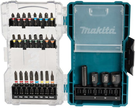 Makita tilbehør e-07048 | bit sæt | magnet | 28 stk - e-07048