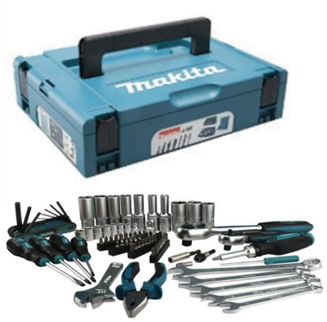 Makita tilbehør e-11542 | værktøjssæt | makpac kuffert | 87 styk - e-11542