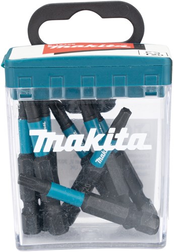 Imp Makita tilbehør e-12429 slagdrev bit | t20x50mm | x actblack | 10 stk - e-12429