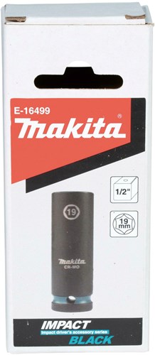 Imp Makita tilbehør e-16499 slagfatning 19x82mm act sort 1 2 vk - e-16499