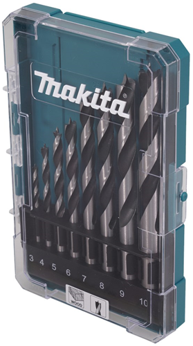 Makita tilbehør træspiralboresæt 8-delt - d-57227