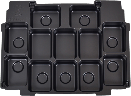 Makita accessoires kofferinzet inlay 12x accu cxt - 839726-5 839726-5