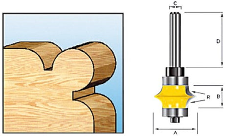 Makita tilbehør perle prof.fr+l. hm 28,6 mm s8 - d-11710