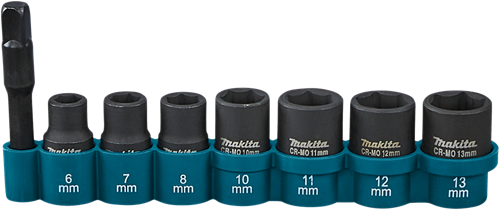 Makita tilbehør Makita E-12289 udskiftelige hoveder 1 4 8-delt
