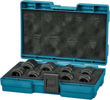 Imp Makita tilbehør stikkontakt sæt akt sort, 1 2” 9-delt - e-16570