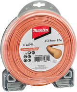 Makita tilbehør klippelinje 2,4 mm x 87 m rund | orange - e-02761