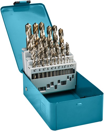 Makita tilbehør metalboresæt | 25 dele | hss-g - d-54031