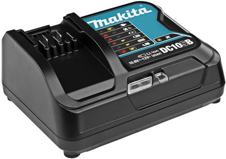 Makita tilbehørsoplader DC10SB - til opladning af 12V max (10,8V) glidende batterier - 197363-4