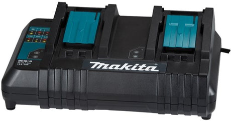Makita dc18sh oplader til samtidig opladning af 2 batterier - duo oplader - dc18sh