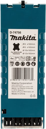 Makita tilbehør p2s betonboresæt | sds-plus | 4-delt - d-74756