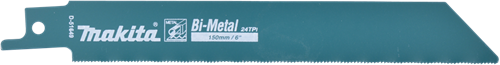 Makita tilbehør frem- og tilbagegående savklinge stål 150 mm - d-51649 d-51649