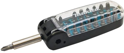 Makita tilbehør skruetrækker bit sæt 17 stk | p-79778 - p-79778