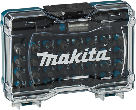 Makita tilbehør skruetrækker bit sæt 33-delt - e-12441 e-12441