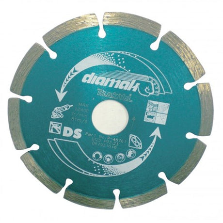 Makita tilbehør universal 125 mm segmenteret diamantskive p-45761 - d-61139
