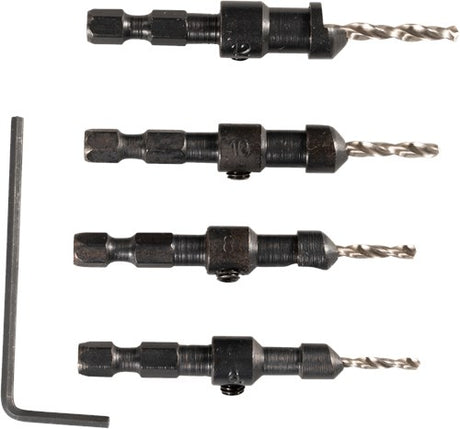 Makita tilbehør forsænket quad driver sæt - d-73455 - d-73455