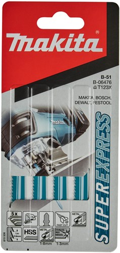Makita accessoires decoupeerzaagbladenset - 3 delig b50, b51, b52 - e-10687