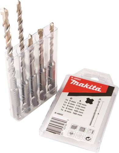Makita tilbehør p2s sds-plus 5 6 8x110 6 8x160 - b-49052