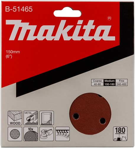 Makita tilbehør slibeskive k180 150mm - b-51465