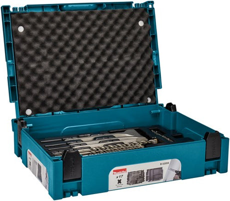 Makita tilbehør b-52059 17-delt SDS-plus boremejselsæt i mbox 1 - b-52059