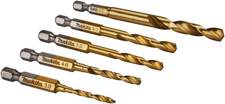 Makita accessoires makita b-57308 metaalborenset hss-tin 5-delig