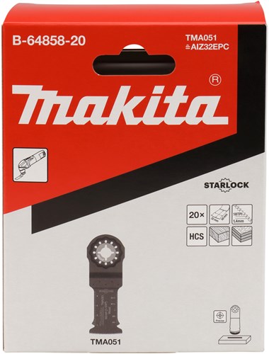 Makita e-cut savklinge. hcs træ 32mm - b-64858-20