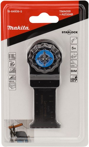 Makita tilbehør bi-metal dyk sawtma059 aiz32ab | 5 stykker - b-64939-5