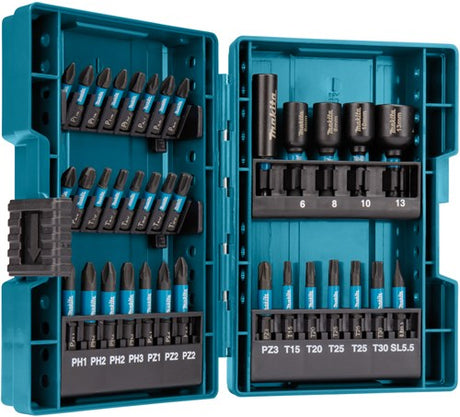 Makita tilbehørsboreboresæt 35 dele - b-66880 - b-66880