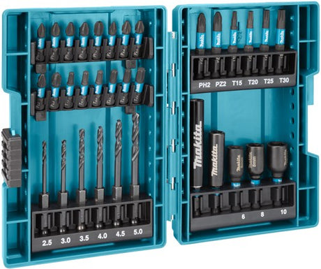 Makita b-66896 drill and impact screwdriver bit set 33-piece