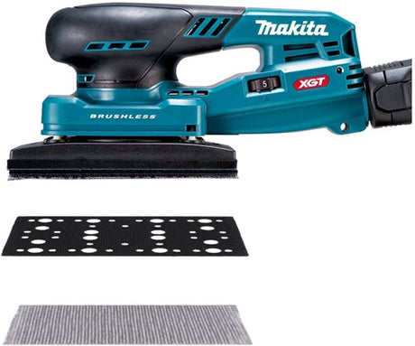 Makita bo005cgz xgt 40 v max 80x133 mm orbitalsliber | uden batterier og oplader - bo005cgz