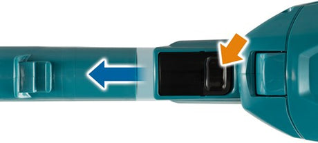 Makita cl002gz01 | batteri stick støvsuger | blå | 40v maks. | uden batterier og oplader