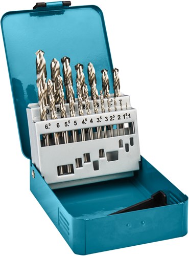 Makita tilbehør metalboresæt | 19 dele | hss-g - d-54025 - d-54025