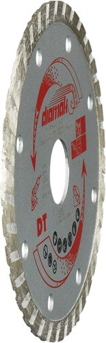 Makita tilbehør diamantskive 115x22,2 mm turbo - d-61151 - d-61151