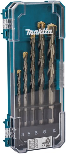 Makita tilbehør d-72877 | tct boresæt | 5-delt - d-72877