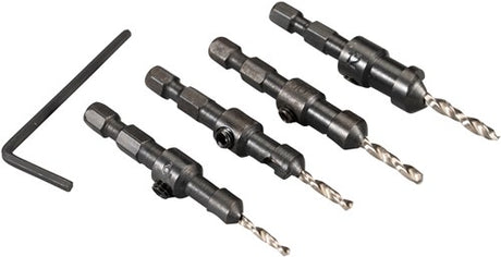 Makita tilbehør forsænket quad driver sæt - d-73455 - d-73455