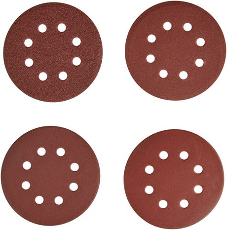 Makita tilbehør slibeskive 125mm rød velcro - d-77229 - d-77229