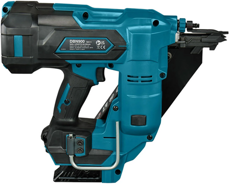 Makita dbn900zk 18v batteri konstruktion sømpistol enkelt skud + hurtig ild | 50-90 mm - basiskrop i kuffert - dbn900zk