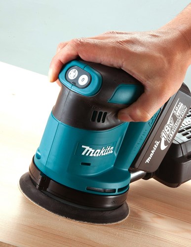 Makita dbo180rtj 18v excentersliber | 5.0ah li-ion - dbo180rtj