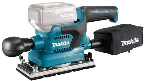 Makita dbo380z | akku orbitalsliber | 18v | li-ion | krop | uden batterier oplader - dbo380z