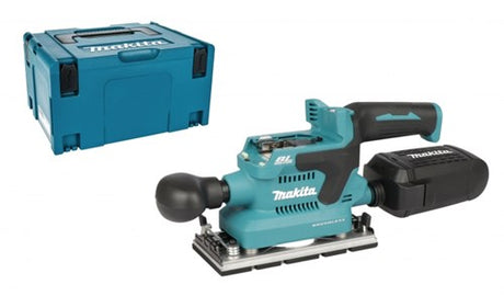 Makita dbo380zj | akku orbitalsliber | 18v | li-ion | uden batterier oplader i m-boks - dbo380zj
